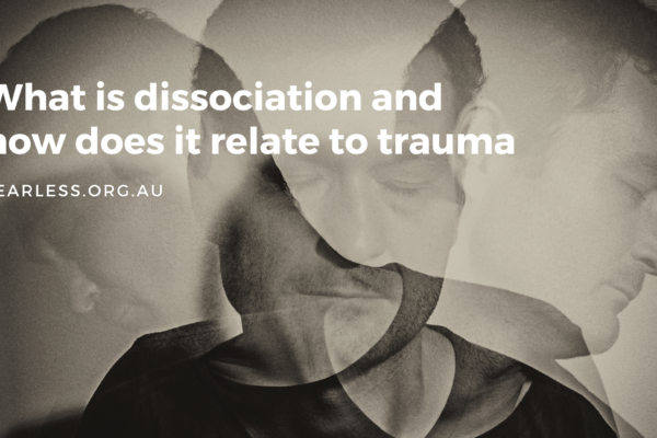 What is dissociation and how does it relate to trauma