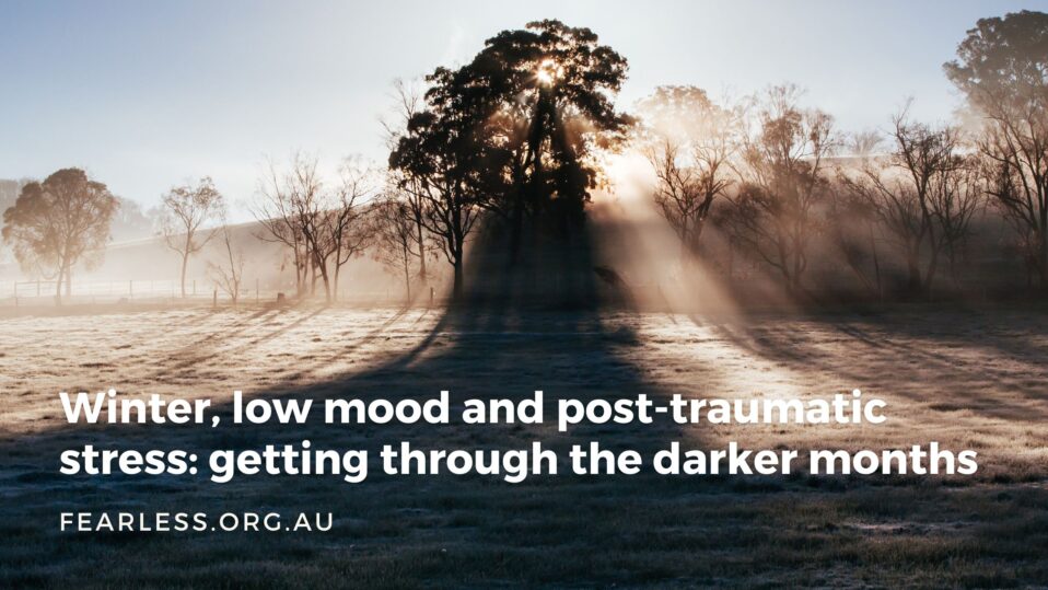 Winter, low mood and post-traumatic stress getting through the darker months