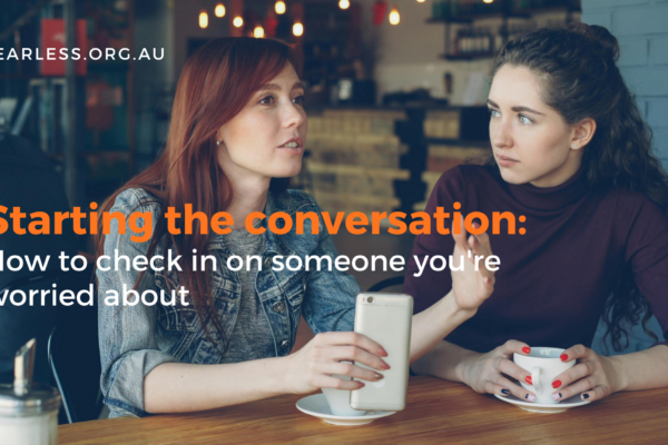 starting the conversation mental health