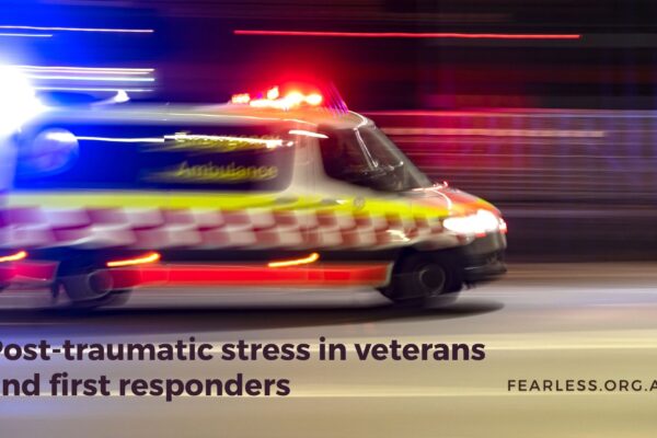 Post-traumatic stress in veterans and first responders after the uniform comes off
